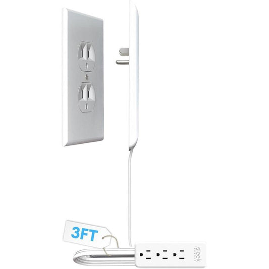 Low-Profile Outlet Concealer & Cord Management Kit
