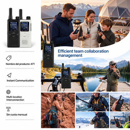 PoC Unlimited-Range Walkie Talkie