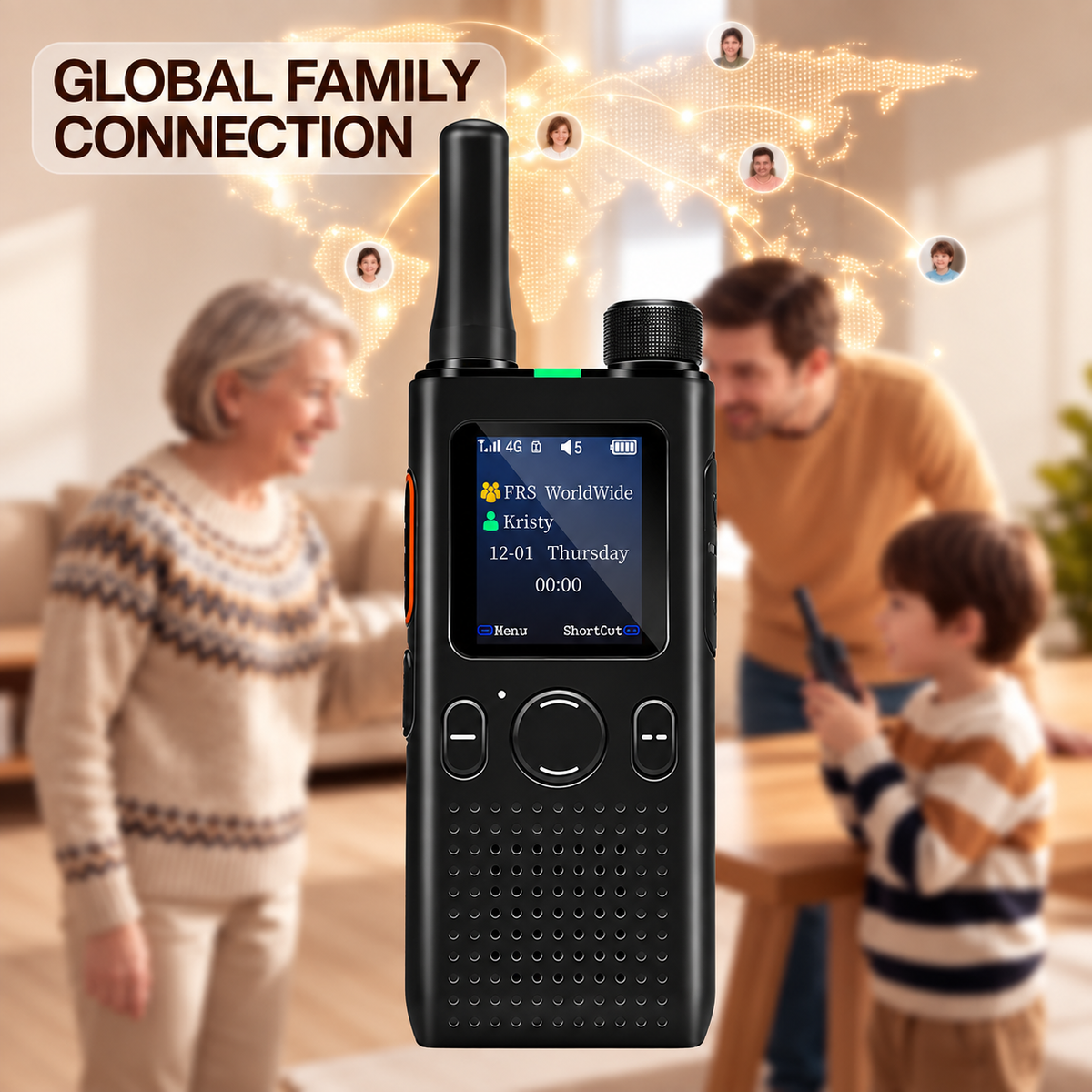 PoC Unlimited-Range Walkie Talkie