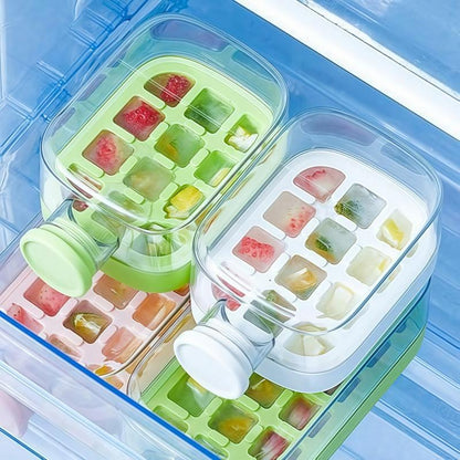 2-in-1 Ice Cube Bottle with Straw